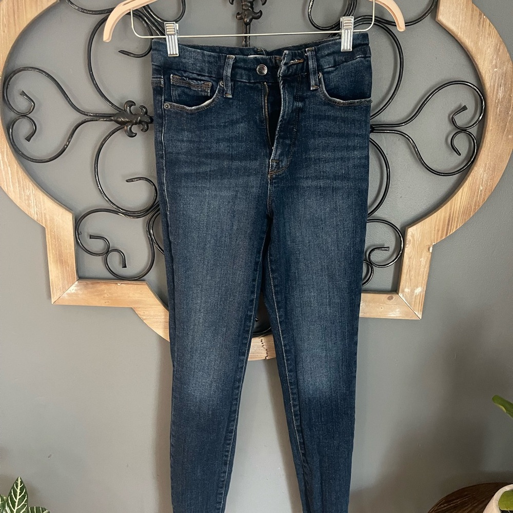 Good American Midnight Skinny Jeans